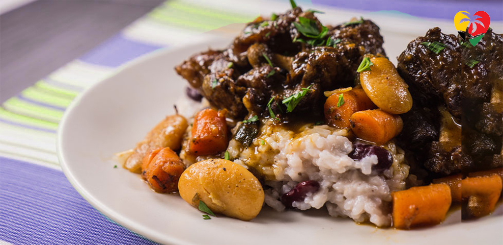 Recipe For Jamaican Oxtail With Rice And Peas